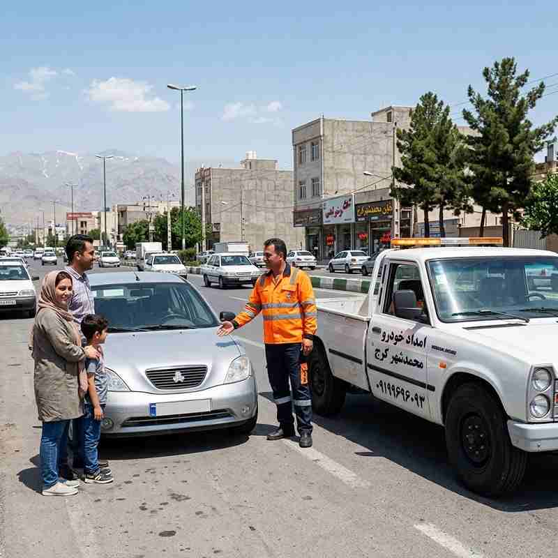 شماره امداد خودرو محمدشهر کرج